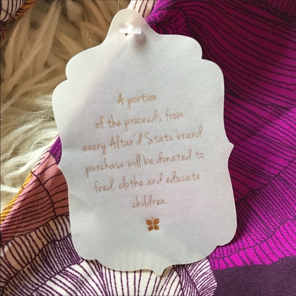 ALTAR’D STATE - Long Sleeve Floral Midi Dress - Picture 5 of 6